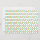 Cute Bunny Happy Easter Photo Feiertagskarte (Rückseite)