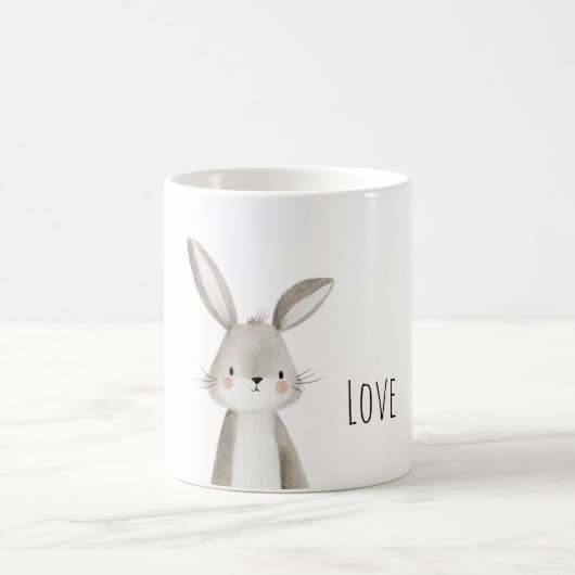 Cute Bunny Love Kaffeetasse (Mittel)