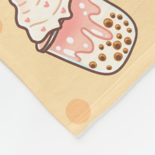 Cute Bunny Pattern Fleecedecke (Ecke)