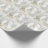 Cute Bunny Rabbit Baby Love Geschenkpapier (Ecke)