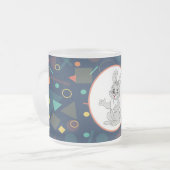 Cute Bunny Rabbit Mug Mattglastasse (Vorderseite Links)