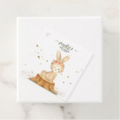 Cute Bunny Rabbit wildlife baby hello party Geschenkanhänger (Beispiel)