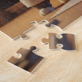 Cute Bunny Scientist Celebrating Project Complete  Puzzle (Seite)