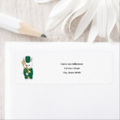 Cute Bunny Trombone Green Personalize Return (Insitu)