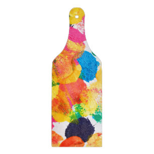Cute bunte abstrakte Malerei Schneidebrett