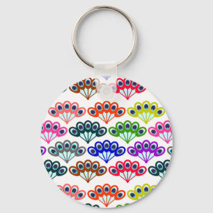 Cute bunte dekorative Muster Case-Mate Samsung Schlüsselanhänger