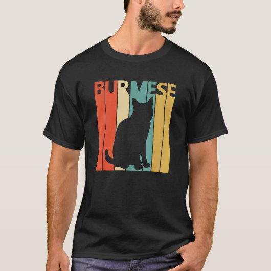 Cute Burmese Cat T-Shirt (Vorderseite)