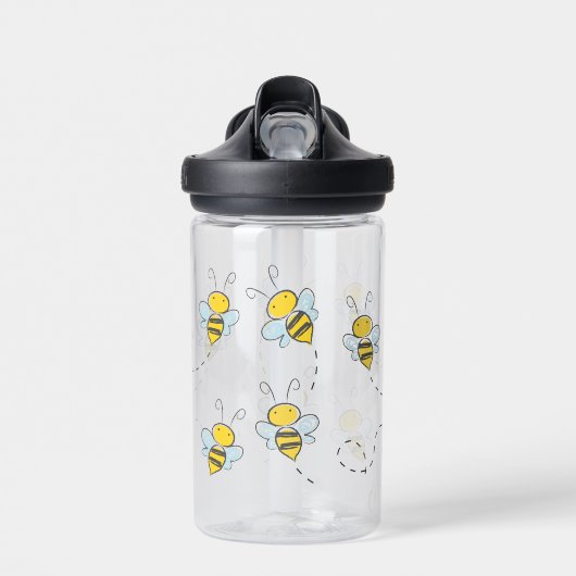 Cute Busy Bees Trinkflasche (Vorne)