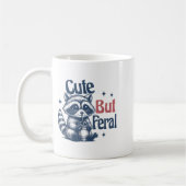 Cute But Feral Raccoon Drinking Boba Toddler Vinta Kaffeetasse (Links)