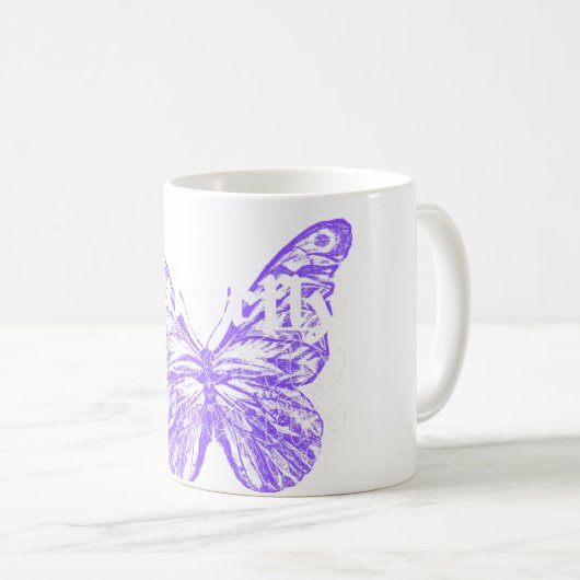 cute butterfly art design  kaffeetasse (VorderseiteRechts)