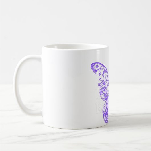 cute butterfly art design  kaffeetasse (Links)