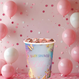 Cute Butterfly Baby Girl Paper Cup Pappbecher