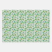 Cute cacti, succulent cactus in white pots geschenkpapier set (Vorderseite 3)