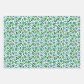 Cute cacti, succulent cactus in white pots geschenkpapier set (Vorderseite 2)