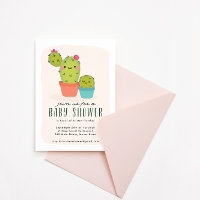 Cute Cactus Baby Shower