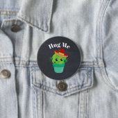 Cute Cactus in a Sombrero Hug Button (Beispiel)