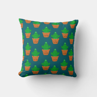 Cute cactus pillow kissen
