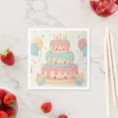 Cute Cake and Cupcakes Serviette (Beispiel)