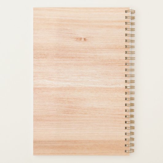 Cute Cakes Dessert Cafe with Name Planner Planer (Rückseite)