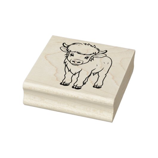 Cute Calf Gummistempel (Stempel)