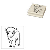 Cute Calf Gummistempel (Stempel)