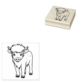 Cute Calf Gummistempel