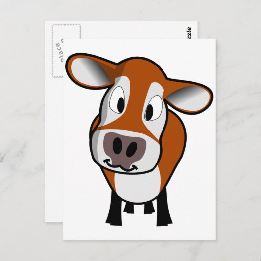 Cute Calf Postkarte (Vorne/Hinten)