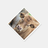 CUTE CALF SERVIETTE (Ecke)