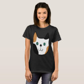 Cute Calico Kitty Cat Fun Adorable Kitten T-Shirt (Vorne ganz)