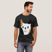 Cute Calico Kitty Cat Fun Adorable Kitten T-Shirt (Vorne ganz)