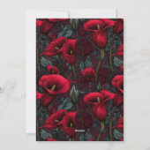 Cute Call Lilies Floral 80Th Birthday Einladung (Rückseite)