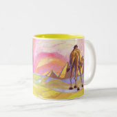 Cute Camel Office Requories Zweifarbige Tasse (VorderseiteRechts)