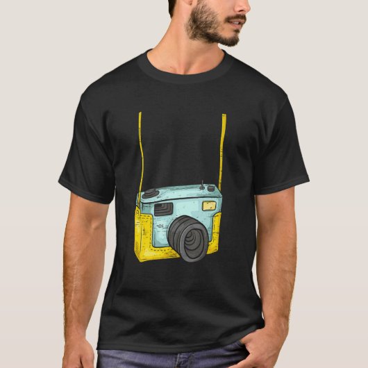 Cute Camera Camera Lover Photojournalist T-Shirt (Vorderseite)