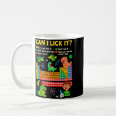 Cute Can I Lick It Dino Periodic Table Science Hum Kaffeetasse (Links)