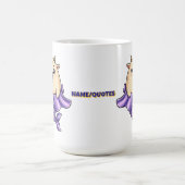 Cute Capricorn Cartoon – Whimsical Zodiac Kaffeetasse (Mittel)