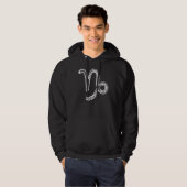 Cute Capricorn Sign Zodiac Female Hoodie (Vorne ganz)