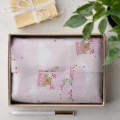 Cute Capybara Hot Air Balloon Seidenpapier (Geschenk)