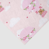 Cute Capybara Hot Air Balloon Seidenpapier (Detail)