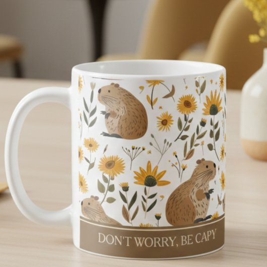 Cute Capybara Inspirational Kaffeetasse