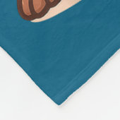 Cute Capybara Kawaii Anime Drinking Bubble Tea Lov Fleecedecke (Ecke)