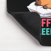 Cute Capybara Official Sleepshirt Cozy Sleep Valen Mousepad (Ecke)
