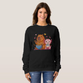 Cute Capybara Ramen and Axolotl Boba Kawaii Boys G Sweatshirt (Vorne ganz)