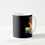 Cute Capybara Skateboarding Chill Animal Lover Art Kaffeetasse (VorderseiteRechts)