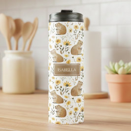 Cute Capybara Thermosbecher