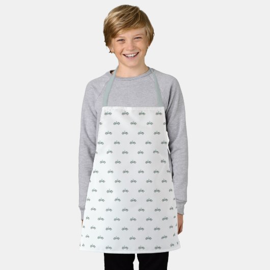 Cute Car Pattern Apron Schürze (Getragen)