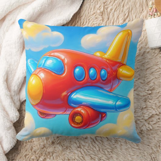 Cute Cartoon Airplane Kissen (Decke)