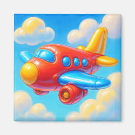 Cute Cartoon Airplane Magnet