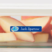 Cute Cartoon Animal Boy & Girl Kids Label Sticker (Befestigt)