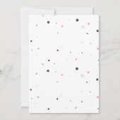 Cute Cartoon Animals Gender Neutral Baby Shower Einladung (Rückseite)