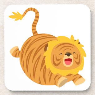 Cute Cartoon Bouncy Liger Set of Coasters Getränkeuntersetzer
